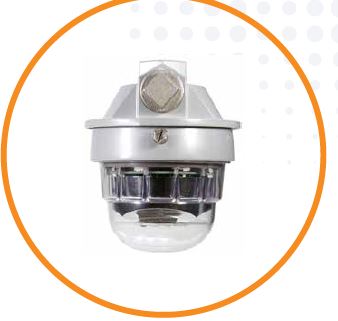 White Visual Signal Light, with Junction Box 120/240 | Fees products ...
